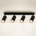 Brilagi - Φωτιστικό σποτ μπάνιου SELE 4xGU10/30W/230V IP44 μαύρο