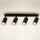 Brilagi - Φωτιστικό σποτ μπάνιου SELE 4xGU10/30W/230V IP44 μαύρο