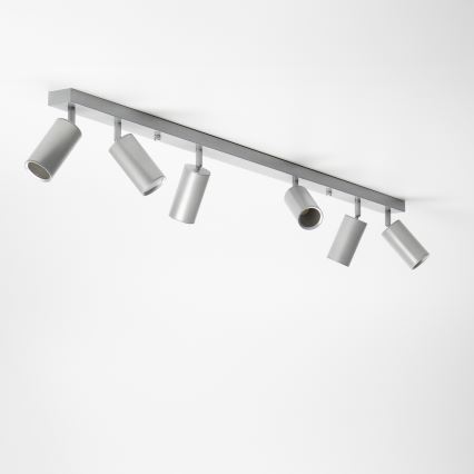 Brilagi - Φωτιστικό σποτ μπάνιου SELE 6xGU10/30W/230V IP44 ασημί