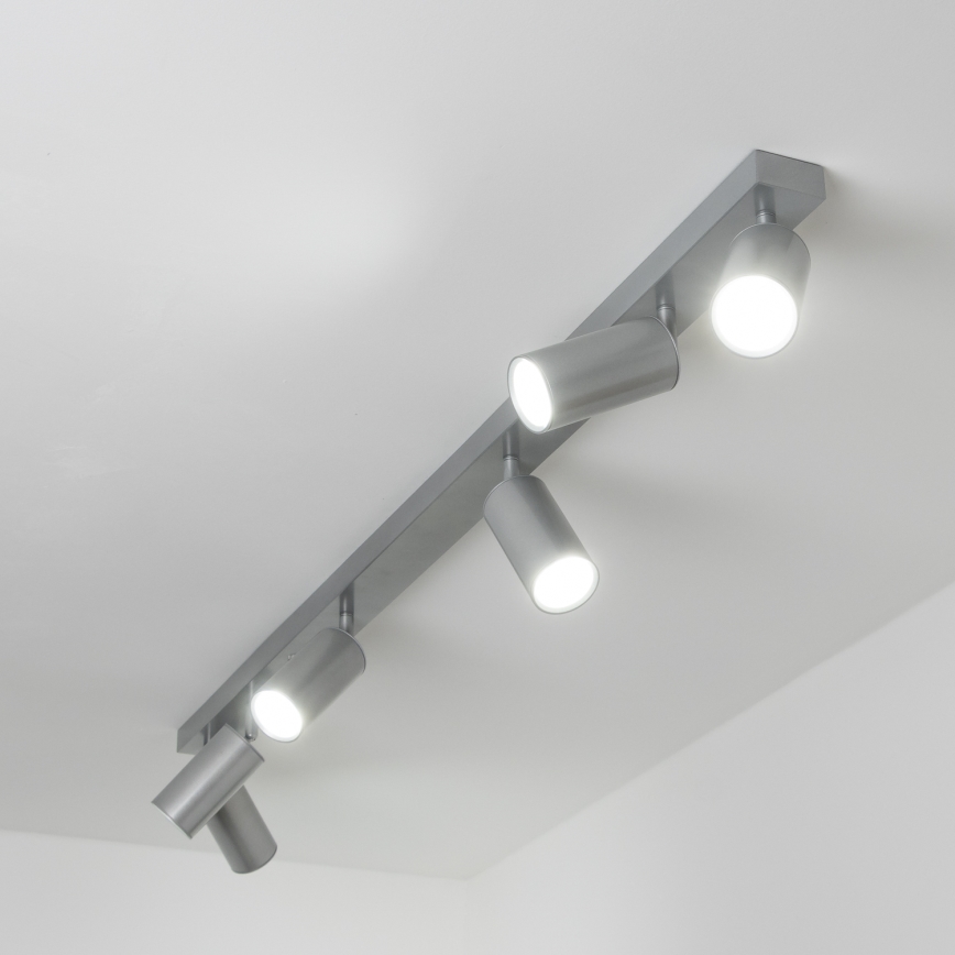 Brilagi - Φωτιστικό σποτ μπάνιου SELE 6xGU10/30W/230V IP44 ασημί