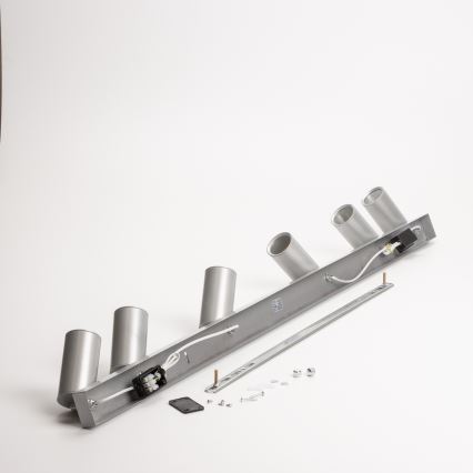 Brilagi - Φωτιστικό σποτ μπάνιου SELE 6xGU10/30W/230V IP44 ασημί