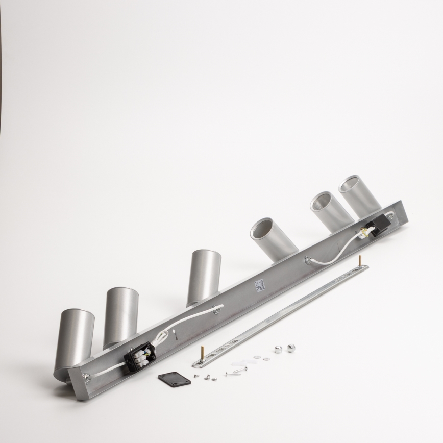Brilagi - Φωτιστικό σποτ μπάνιου SELE 6xGU10/30W/230V IP44 ασημί