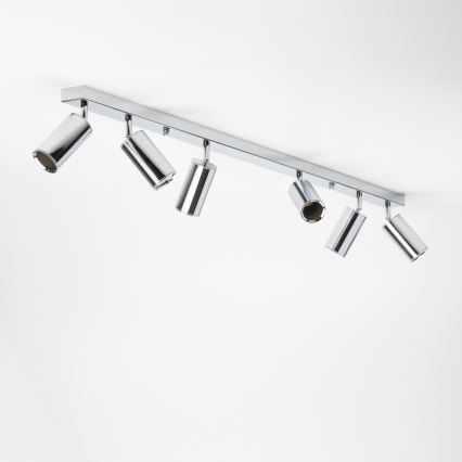 Brilagi - Φωτιστικό σποτ μπάνιου SELE 6xGU10/30W/230V IP44 γυαλιστερό χρώμιο
