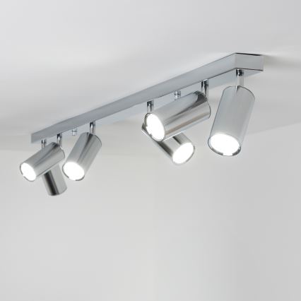 Brilagi - Φωτιστικό σποτ μπάνιου SELE 6xGU10/30W/230V IP44 γυαλιστερό χρώμιο