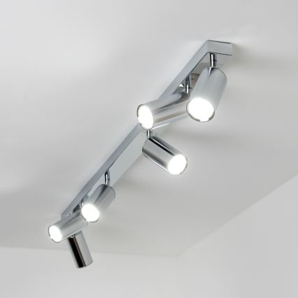 Brilagi - Φωτιστικό σποτ μπάνιου SELE 6xGU10/30W/230V IP44 γυαλιστερό χρώμιο