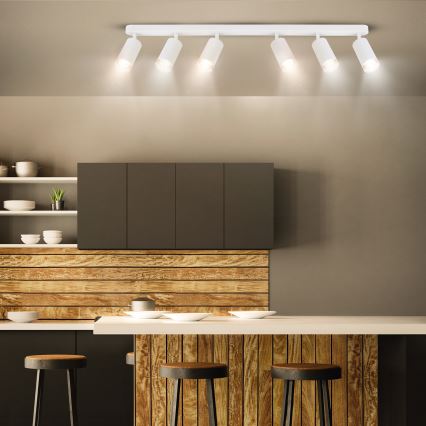 Brilagi - Φωτιστικό σποτ μπάνιου SELE 6xGU10/30W/230V IP44 λευκό