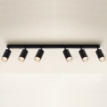 Brilagi - Φωτιστικό σποτ μπάνιου SELE 6xGU10/30W/230V IP44 μαύρο
