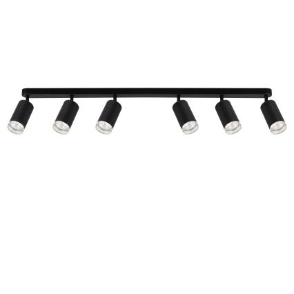 Brilagi - Φωτιστικό σποτ μπάνιου SELE 6xGU10/30W/230V IP44 μαύρο