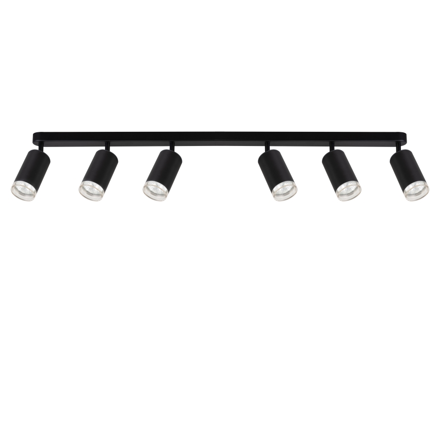 Brilagi - Φωτιστικό σποτ μπάνιου SELE 6xGU10/30W/230V IP44 μαύρο