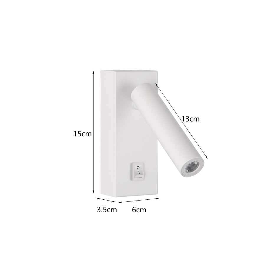 Brilagi - Φωτιστικό σποτ τοίχου LED MAYA LED/3W/230V 4000K λευκό