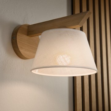 Brilagi - Φωτιστικό τοίχου ANTHONY 1xE14/40W/230V δρυς/λευκό