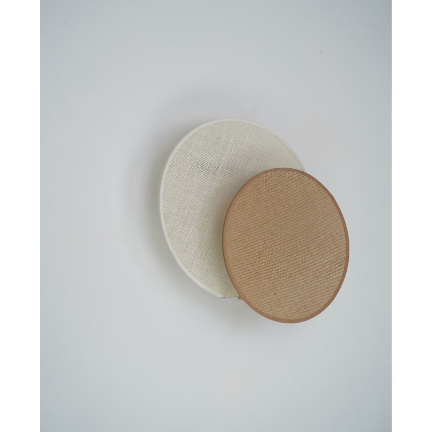 Brilagi - Φωτιστικό τοίχου CIRCLES 1xE27/15W/230V 35x32 cm μπεζ/κρεμ