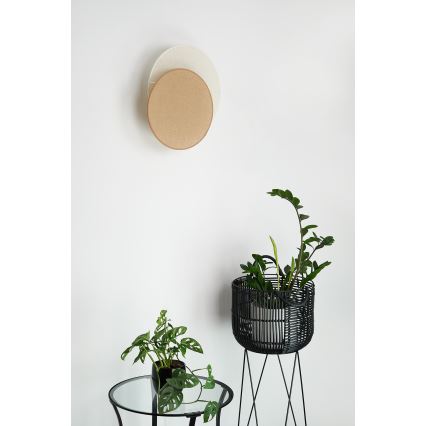 Brilagi - Φωτιστικό τοίχου CIRCLES 1xE27/15W/230V 45x45 cm μπεζ/κρεμ