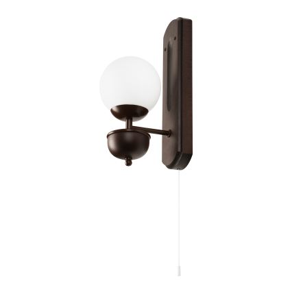 Brilagi - Φωτιστικό τοίχου COTTAGE 1xG9/40W/230V οξιά/λευκό