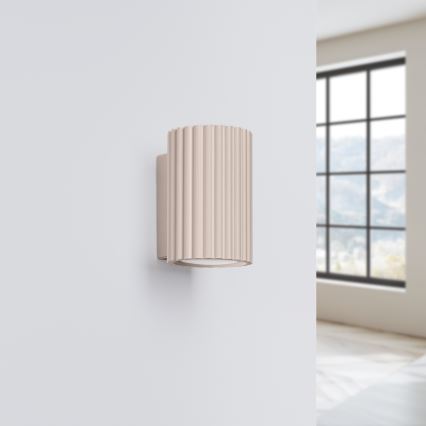 Brilagi - Φωτιστικό τοίχου CRESTO 2xGU10/10W/230V 10 cm taupe