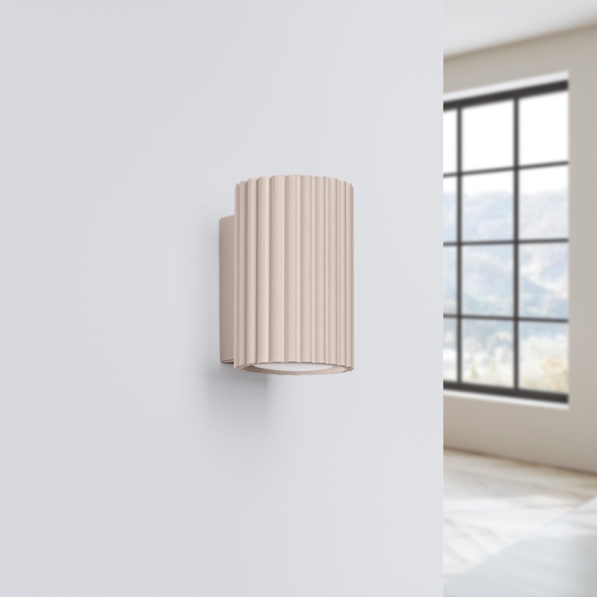 Brilagi - Φωτιστικό τοίχου CRESTO 2xGU10/10W/230V 10 cm taupe