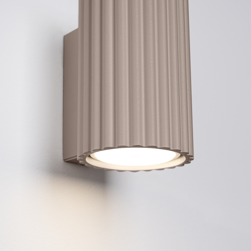 Brilagi - Φωτιστικό τοίχου CRESTO 2xGU10/10W/230V 10 cm taupe