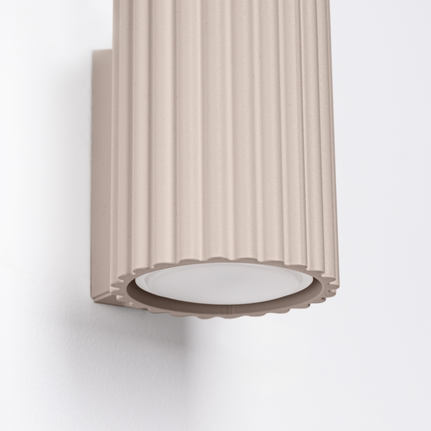 Brilagi - Φωτιστικό τοίχου CRESTO 2xGU10/10W/230V 10 cm taupe