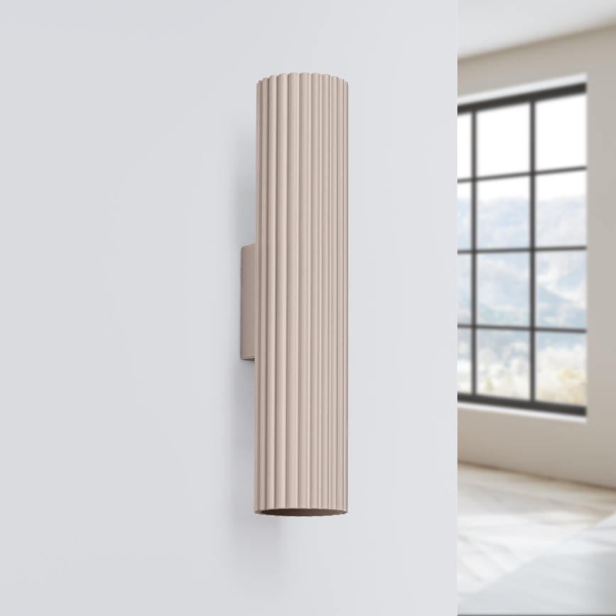 Brilagi - Φωτιστικό τοίχου CRESTO 2xGU10/10W/230V 20 cm taupe