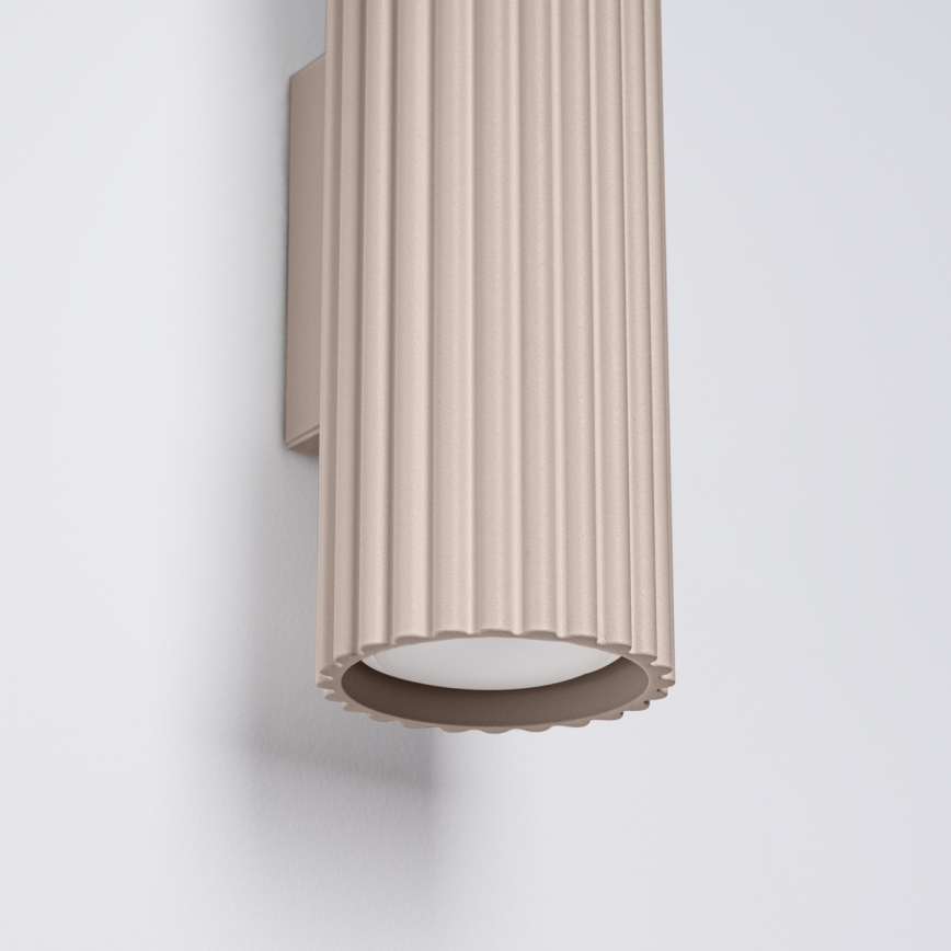 Brilagi - Φωτιστικό τοίχου CRESTO 2xGU10/10W/230V 20 cm taupe