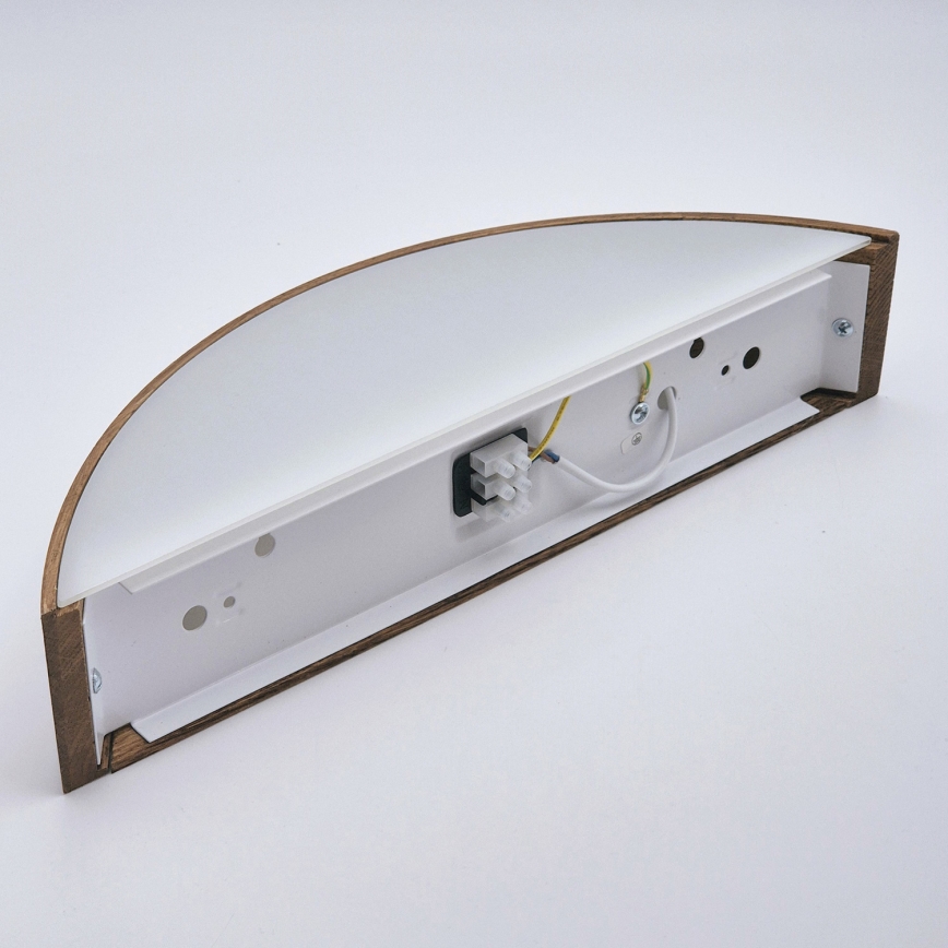 Brilagi - Φωτιστικό τοίχου LED CARVALHO 1xE27/60W/230V δρυς κερασιά