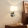 Brilagi - Φωτιστικό τοίχου LED DAYA 1xE14/40W/230V + LED/3W λευκό/ματ χρώμιο