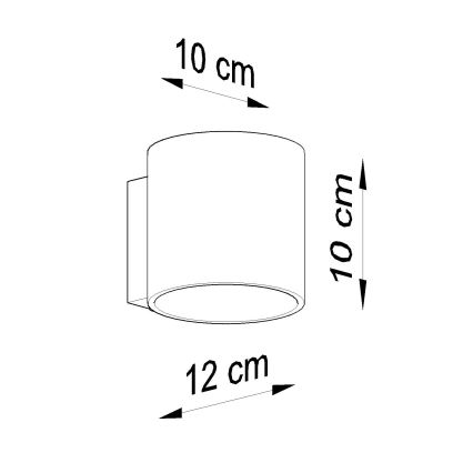 Brilagi -  Φωτιστικό σποτ τοίχου LED FRIDA 1xG9/3,5W/230V τσιμέντο