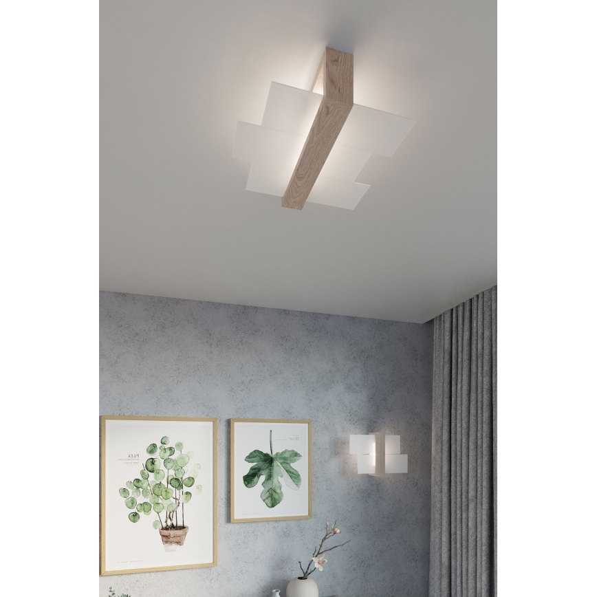 Brilagi -  Φωτιστικό τοίχου LED HERA 1xE27/7,5W/230V ξύλο