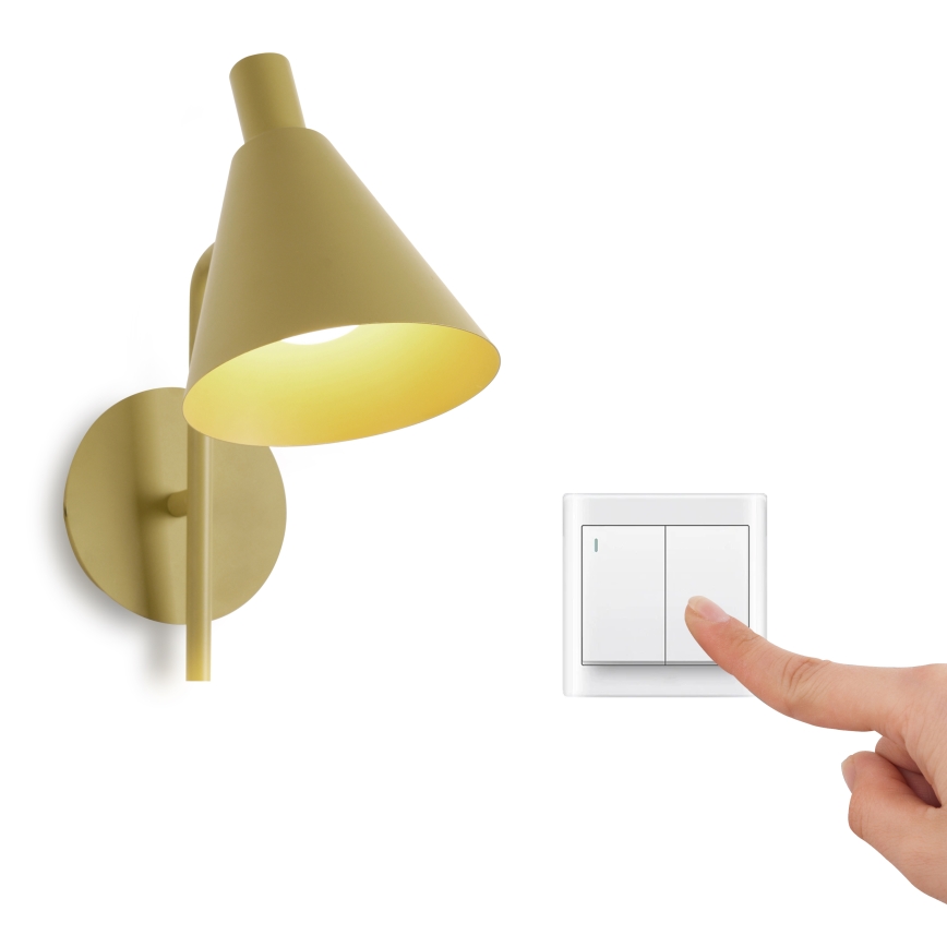 Brilagi - Φωτιστικό τοίχου LED LUCERA LED/3W/230V κίτρινο