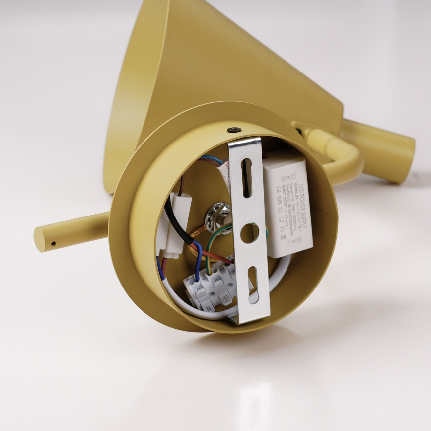 Brilagi - Φωτιστικό τοίχου LED LUCERA LED/3W/230V κίτρινο