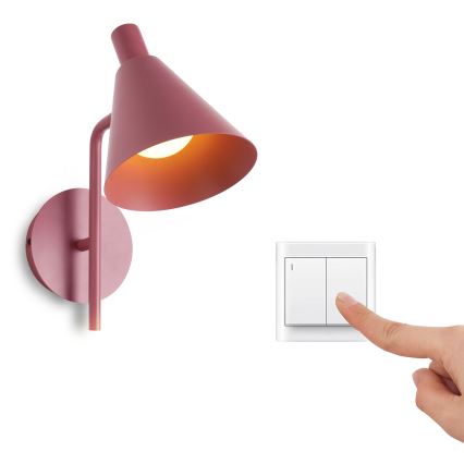 Brilagi - Φωτιστικό τοίχου LED LUCERA LED/3W/230V κόκκινο μπορντώ