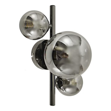 Brilagi - Φωτιστικό τοίχου LED MILLA 3xG9/3W/230V γυαλιστερό χρώμιο/φιμέ