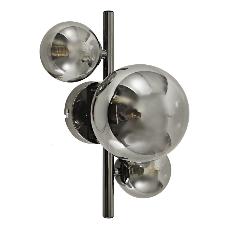 Brilagi - Φωτιστικό τοίχου LED MILLA 3xG9/3W/230V γυαλιστερό χρώμιο/φιμέ