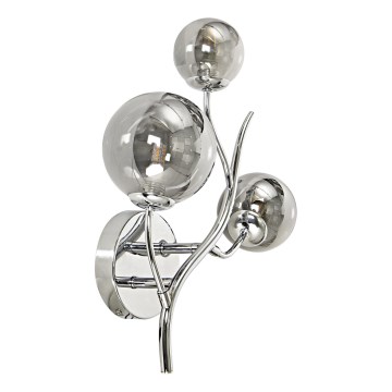 Brilagi - Φωτιστικό τοίχου LED MISTEL 3xG9/3W/230V γυαλιστερό χρώμιο/φιμέ