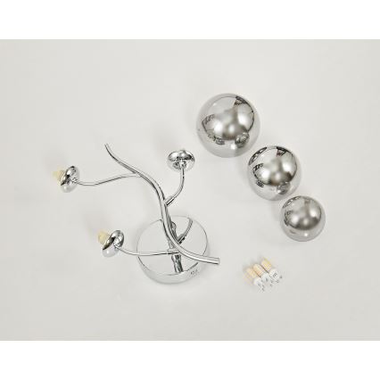 Brilagi - Φωτιστικό τοίχου LED MISTEL 3xG9/3W/230V γυαλιστερό χρώμιο/φιμέ