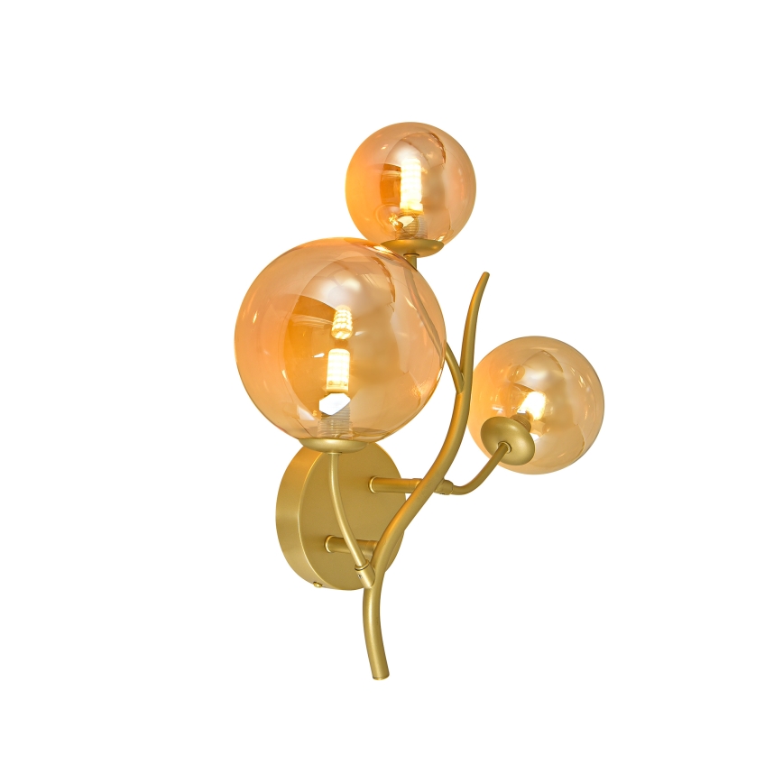 Brilagi - Φωτιστικό τοίχου LED MISTEL 3xG9/3W/230V χρυσό