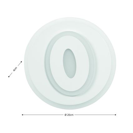 Brilagi - Φωτιστικό τοίχου LED MODERN MINI LED/26W/230V 3000/4000/6000K