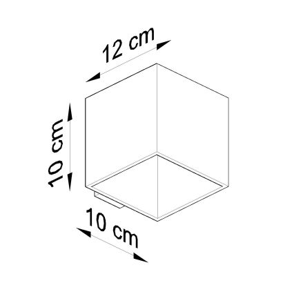 Brilagi -  Φωτιστικό σποτ τοίχου LED MURO 1xG9/3,5W/230V