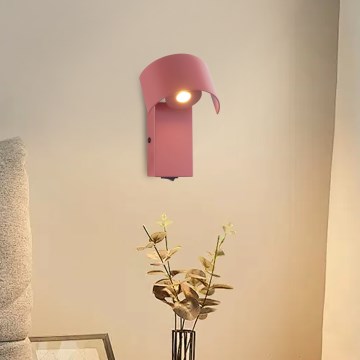 Brilagi - Φωτιστικό τοίχου LED VASTO LED/3W/230V κόκκινο μπορντώ