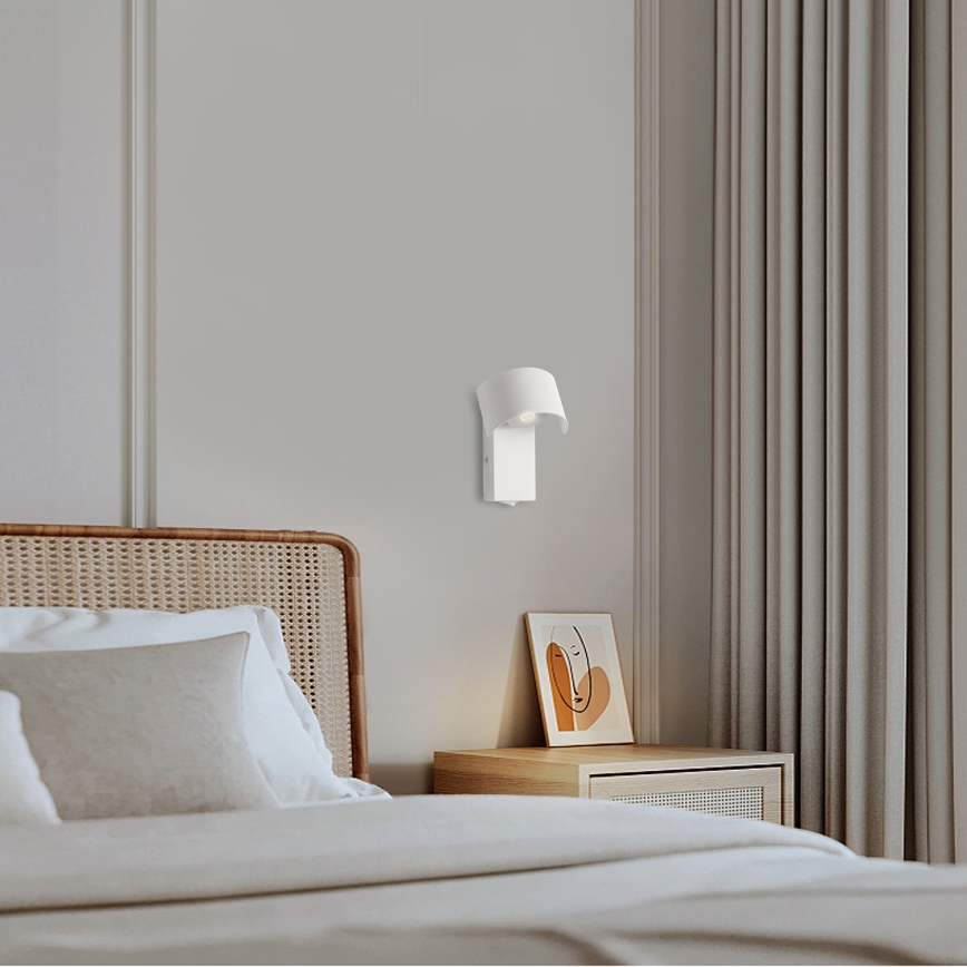 Brilagi - Φωτιστικό τοίχου LED VASTO LED/3W/230V λευκό