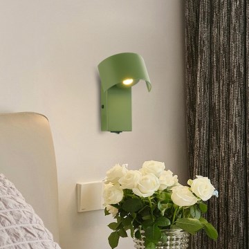 Brilagi - Φωτιστικό τοίχου LED VASTO LED/3W/230V πράσινο