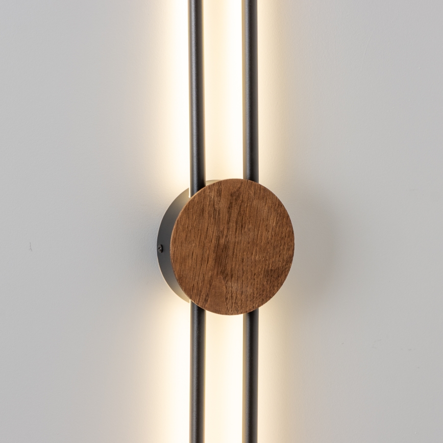 Brilagi - Φωτιστικό τοίχου LED WOODY COLLINE LED/15W/230V 80 cm δρυς κερασιά