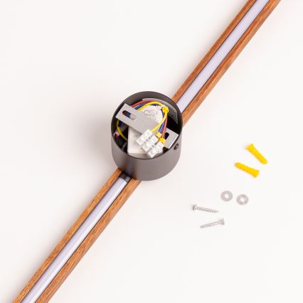 Brilagi - Φωτιστικό τοίχου LED WOODY LINE LED/12W/230V 120 cm δρυς κερασιά