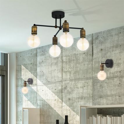 Brilagi - Φωτιστικό τοίχου OMBORO 1xE27/60W/230V