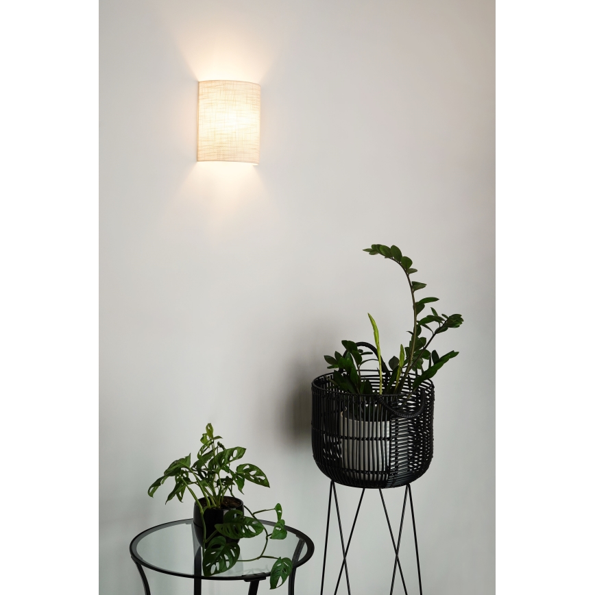 Brilagi - Φωτιστικό τοίχου SEMI 1xE27/15W/230V γκρι