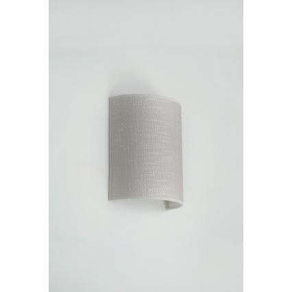 Brilagi - Φωτιστικό τοίχου SEMI 1xE27/15W/230V γκρι