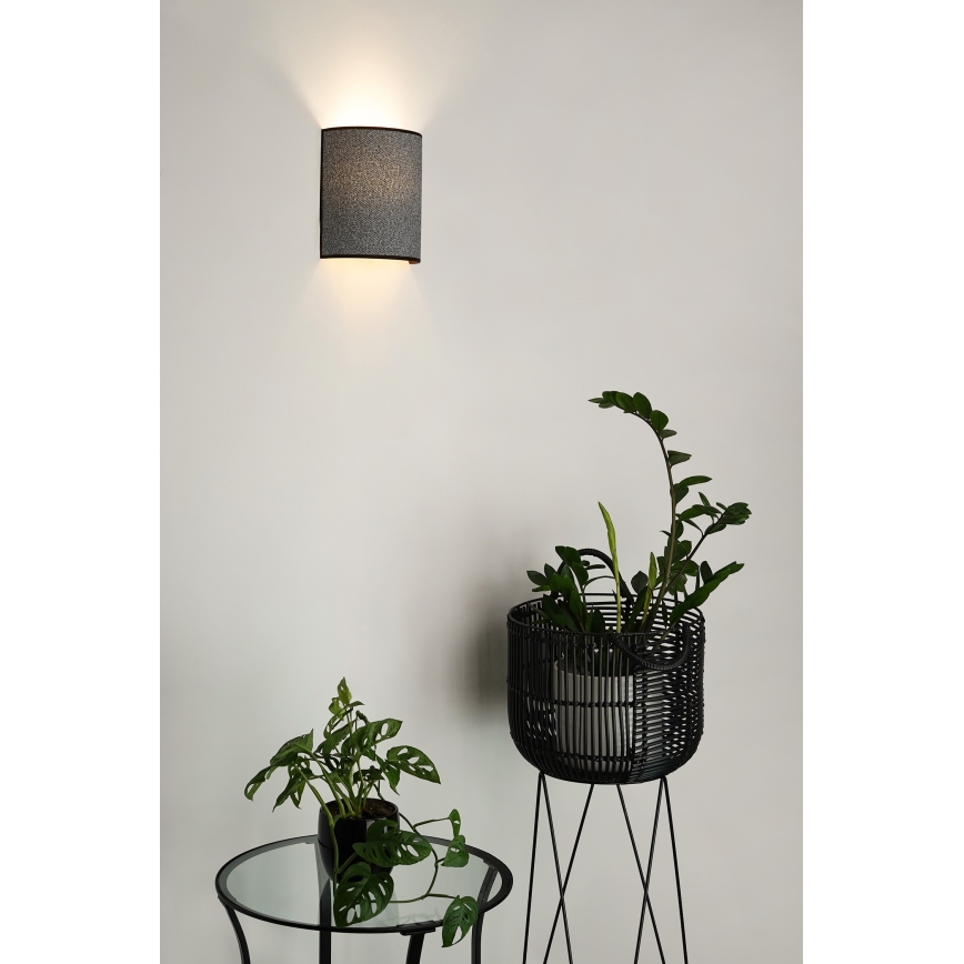 Brilagi - Φωτιστικό τοίχου SEMI 1xE27/15W/230V γκρι