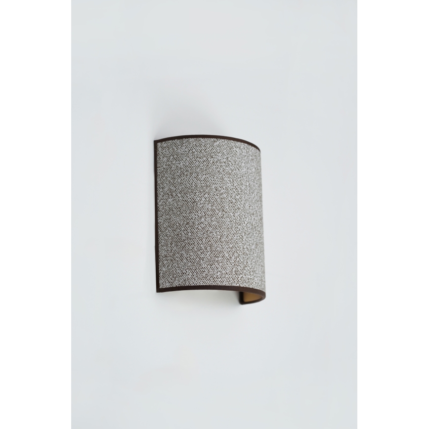 Brilagi - Φωτιστικό τοίχου SEMI 1xE27/15W/230V γκρι
