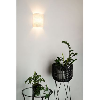 Brilagi - Φωτιστικό τοίχου SEMI 1xE27/15W/230V διάμετρος 20 cm γκρι