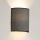 Brilagi - Φωτιστικό τοίχου SEMI 1xE27/15W/230V διάμετρος 20 cm γκρι